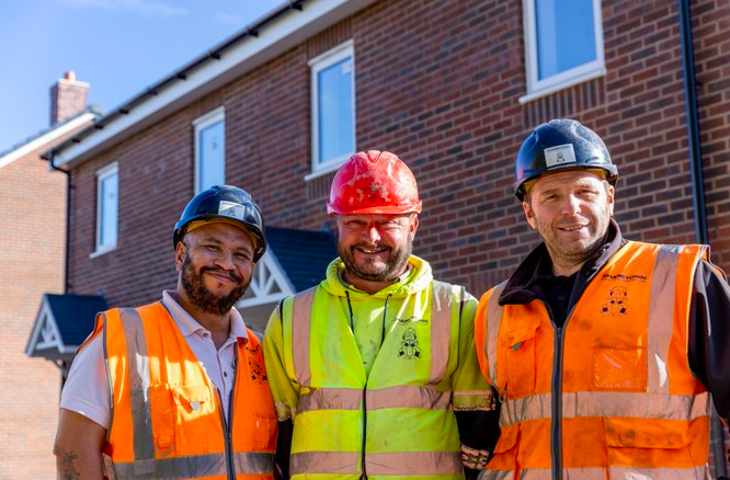 Telford trio create new homes on their doorstep at Newcomen Way ...